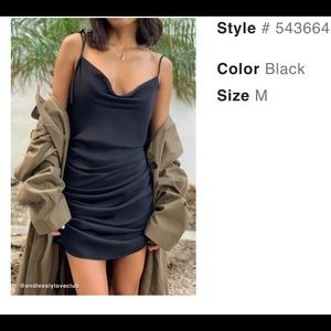 Lioness string along satin cinched dress!